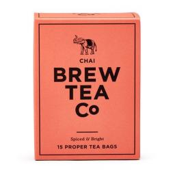 Brew Tea Co. Chai Tea Proper Tea Bags 1x15