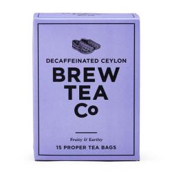 Brew Tea Co. Decaffeinated Ceylon Proper Tea Bags 1x15
