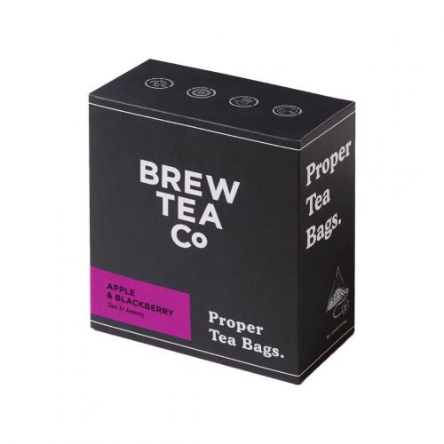 Brew Tea Co. Apple and Blackberry Proper Tea Bags 1x100