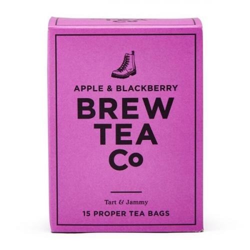 Brew Tea Co. Apple and Blackberry Proper Tea Bags 1x15