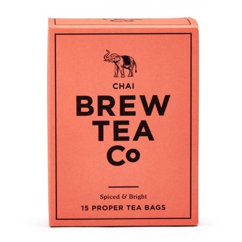 Brew Tea Co. Chai Tea Proper Tea Bags 1x15