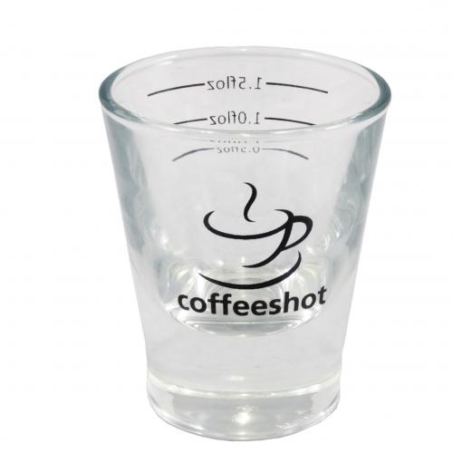 Coffeeshot glass 2oz lined