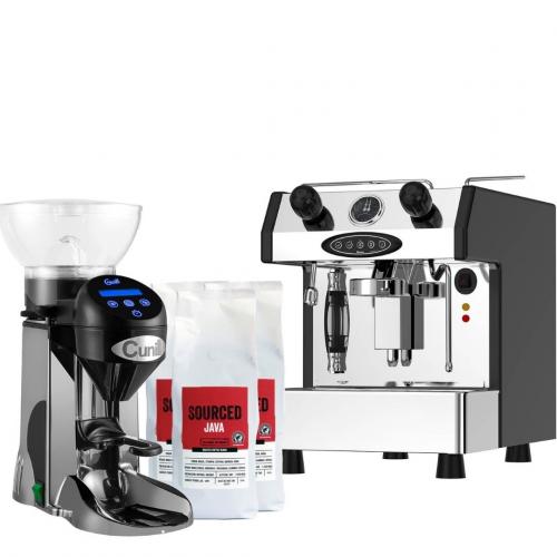 Fracino Bambino 1 Group Commercial Espresso Coffee Machine Starter Bundle