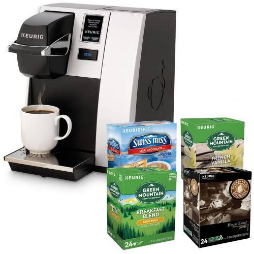 Keurig K150 Coffee Machine Starter Bundle - Manual Fill