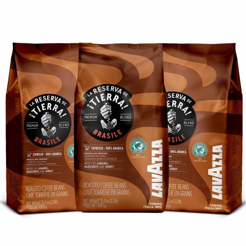Lavazza Tierra Origin Brasile Rainforest Alliance Certified Coffee Beans 6x1kg
