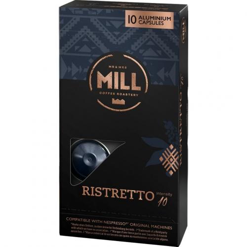 Mr & Mrs Mill Ristretto Nespresso Compatible Coffee Capsules 1x10