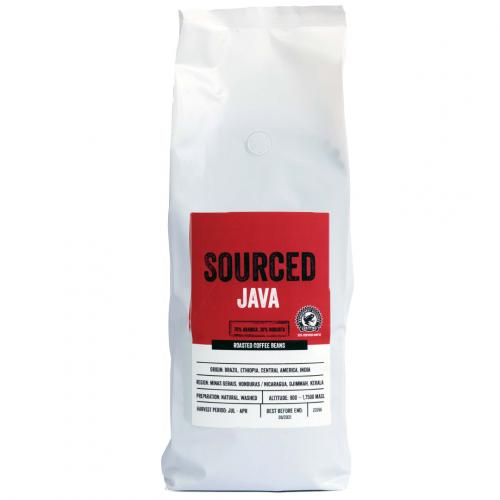 Sourced Java Rainforest Alliance Coffee Beans 1kg